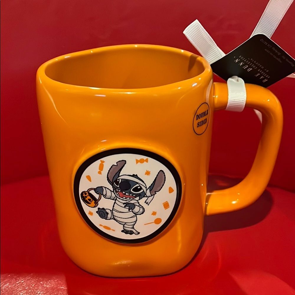 Rae Dunn Orange Halloween Mug